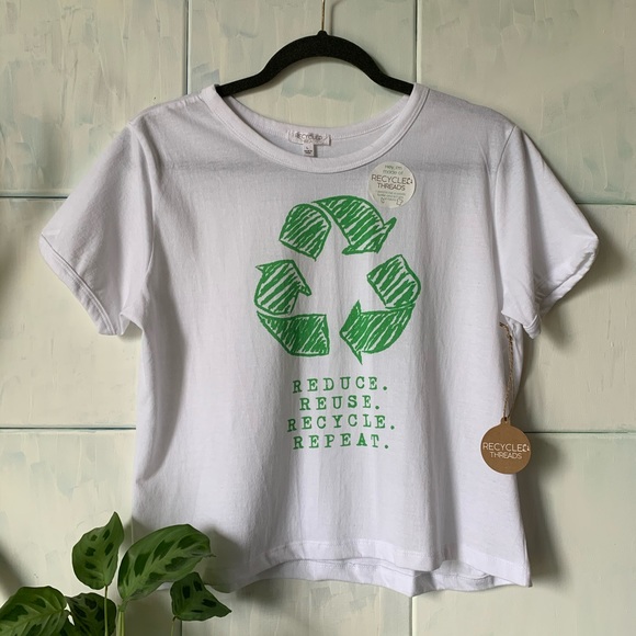 Tops | Reduce Reuse Recycle Tshirt | Poshmark